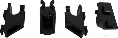 Set 4 Clips Zwart tbv 7487.0170-0175-0180, combisteel 7487.0184 1