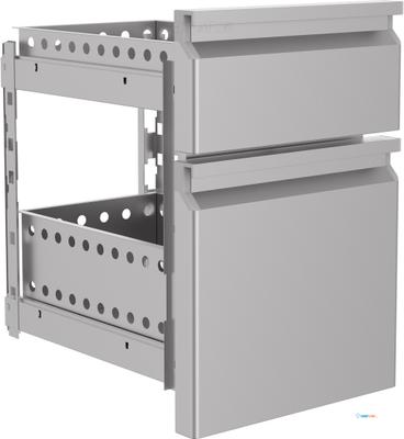 Ladenset | 2 lades (1/3)+(2/3) | Pro Line | Soft closing | Combisteel 7489.0524 1