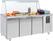 Saladette met glasopstand | 3 Deuren | 4x 1/1 GNPan | Pro line | Combisteel | 7489.5155 1