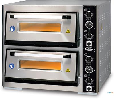 Elek. Pizzaoven Dubbel,  2 X 4 pizza's ⌀30cm | CombiSteel 7491.1020 1