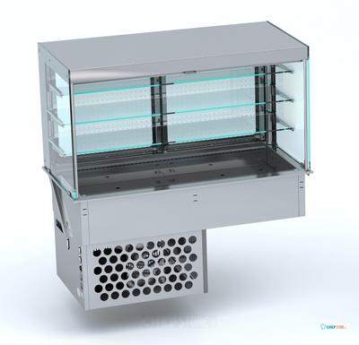 Drop-In Koelvitrine Recht - Roll-Up 3/1, CombiSteel 7495.0135 1