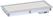 Drop-In Verwarmde Keramische Plaat 4/1 - Wit, CombiSteel 7495.0255 1