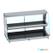 Drop-In Warmvitrine Keramisch Gebogen - Zwart 4/1, CombiSteel 7495.0395 1
