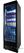 KOELKAST 1 GLASDEUR ZWART - CombiSteel 7526.0100 3