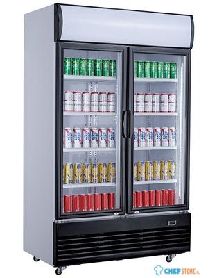 Koelkast 2 Glasdeuren 1000l, Combisteel 7527.0105 1