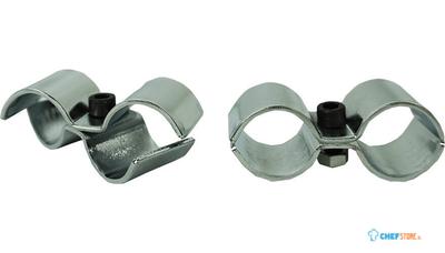 SET Van 2 KOPPELBEUGELS TBV 7530.0005-0010-0015-0020 - Combisteel 7530.9000 1