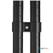 SET Van 2 KOPPELBEUGELS ZWARTTBV 7530.0025-0030-0035-0040  - Combisteel 7530.9005 2
