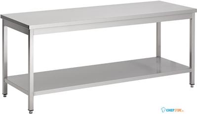 Werktafel | Bodemschap | 170cm breed | RVS | Combisteel | 7812.0018 1