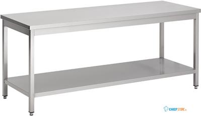 Werktafel | Bodemschap | 130cm breed | RVS | Combisteel | 7812.0045 1
