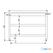 Werktafel met 2 schappen | 120cm breed | RVS | Combisteel | 7812.0292 2