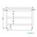 Werktafel met 2 schappen | 160cm breed | RVS | Combisteel | 7812.0295 2