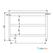 600 Werktafel 2 Schappen 2600 | Combisteel | 7812.0297 2