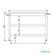 Werktafel met 2 schappen | 200cm breed | RVS | Combisteel | 7812.0298 2