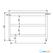 Werktafel met 2 schappen | 130cm breed | RVS | Combisteel | 7812.0303 2