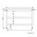 Werktafel met 2 schappen | 280cm breed | RVS | Combisteel | 7812.0314 2