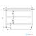Werktafel met 2 schappen | 80cm breed | RVS | Combisteel | 7812.0317 2