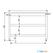 Werktafel met 2 schappen | 100cm breed | RVS | Combisteel | 7812.0320 2