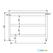 Werktafel met 2 schappen | 120cm breed | RVS | Combisteel | 7812.0322 2