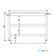 Werktafel met 2 schappen | 130cm breed | RVS | Combisteel | 7812.0323 2