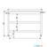 Werktafel met 2 schappen | 150cm breed | RVS | Combisteel | 7812.0324 2
