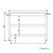 Werktafel met 2 schappen | 160cm breed | RVS | Combisteel | 7812.0325 2
