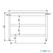 Werktafel met 2 schappen | 190cm breed | RVS | Combisteel | 7812.0327 2