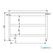Werktafel met 2 schappen | 80cm breed | RVS | Combisteel | 7812.0337 2