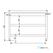 Werktafel met 2 schappen | 170cm breed | RVS | Combisteel | 7812.0340 2