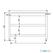 Werktafel met 2 schappen | 220cm breed | RVS | Combisteel | 7812.0344 2
