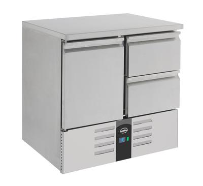 Koelwerkbank | 1 Deur/2 Laden | Compact Line | Statisch met ventilator | Combisteel | 7950.0108 1