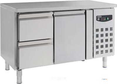Koelwerkbank | 1 deur & 2 laden | Standard Line | Geforceerd | Combisteel | 7950.0200 1