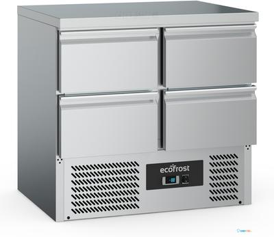 Koelwerkbank | 4-laden | 220 liter | Ecofrost | 7950.5075 1