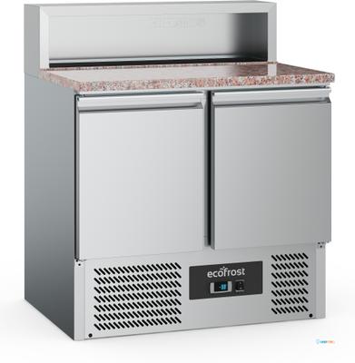 Pizzawerkbank | Graniet | 2-deurs | RVS | Ecofrost | 7950.5090 1