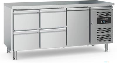 Koelwerkbank | 1-deurs | 4 lades | 417 liter | Ecofrost | 7950.5175 1