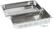 Diamond Gastronorm geperforeerde bak 1/1  h65 mm | 1/1P-65 1