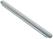 Tussenlat in inox | Lengte 32,5cm | Diamond | 1/2-L 1