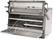Diamond Houtskooloven-BBQ, GN 2/1 + GN1/1 (150 Kg/h)- Hefbare deur/Roestvrij staal | CBQ-120/RX 1