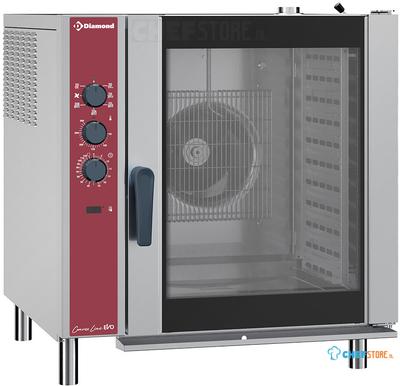 Elektrische Convectie Oven - 10x GN 1/1 - Automatische Luchtbevochtiger - Diamond CFE101/N 1