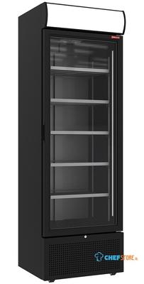 Diamond Positieve Gekoelde Vitrine 494 Liter ZWART met Lichtbak - CLP52-SB 1