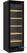 Diamond Geventileerde Wijnkast Vitrine, 382 Liter - 5 Niveaus - zonder Frame - ZWART - CVS38-BV 1