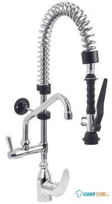 Sproeier RVS En Kraan Met Mengkraangroep Mono Bediening (uitgang MONO) - Diamond CW4086/MT 1