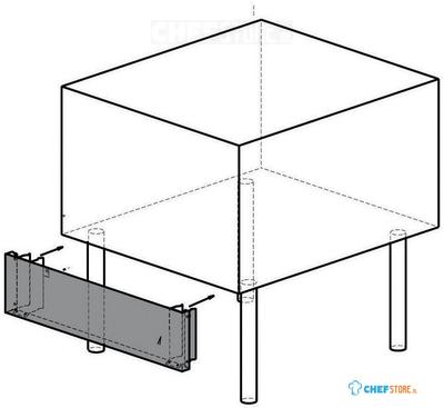 Diamond Frontpaneel R.V.S., grill G22/GPLP8-N | A22/PFG8 1