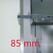 Diamond Vrieskast 700 liter Geforceerd, 1 deur GN 2/1 | AD1B/H-R2 3