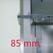 Diamond Koelkast 700 liter Geforceerd, 1 deur GN 2/1 | AD1N/H-R2 3