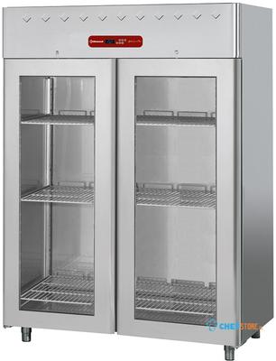Diamond Koelkast 1400 liter Geforceerd, 2 glazen deuren GN 2/1 | AD2N/H2G-R2 1