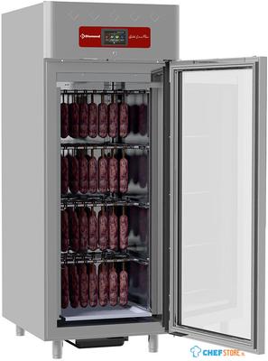 Rijpingskast Dry Aging Voor Fijnkost 850 Liter Geforceerd, 1 Glazen Deur 20x Gn 2/1, Diamond Al4s/fgs 1