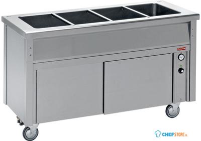 Diamond Bain-marie element op neutraal kast 6 GN 1/1 | BA23 1