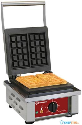 Diamond Elektrisch wafelijzer 2 platen, Type "Brussel"3x5" | GB-3X5/N 1