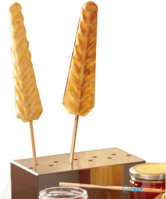 Dienblad voor wafels op staaf | RVS | GE-PRE | Diamond 1