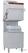 Diamond Kapvaatwasser & pottenwasser, mand 600x500 mm + waterverzachter in continu + damp condensor-recuperator "Full Hygiene" | DCR49/6-AC-RC 1